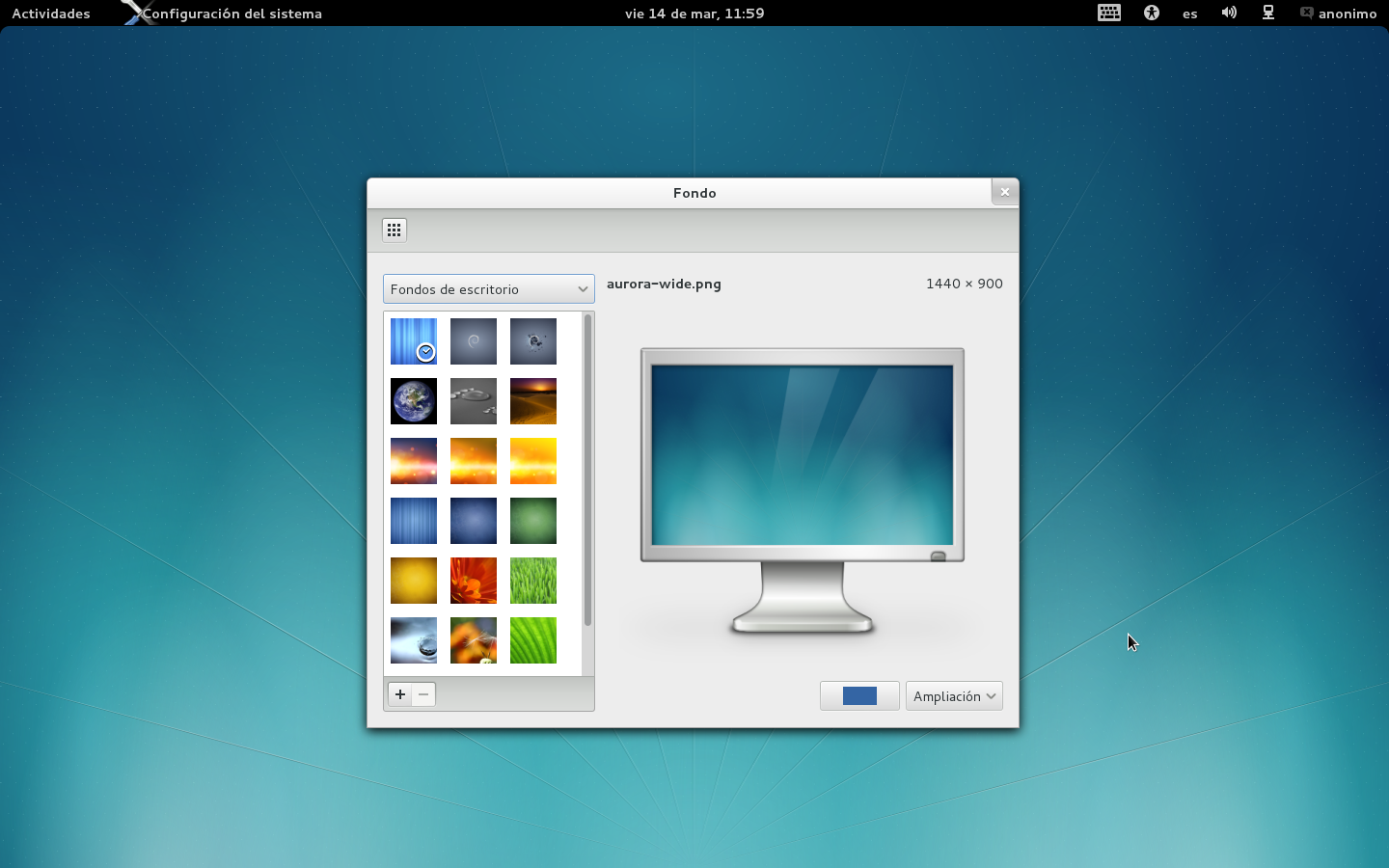 GNOME Desktop in gNewSense 4
